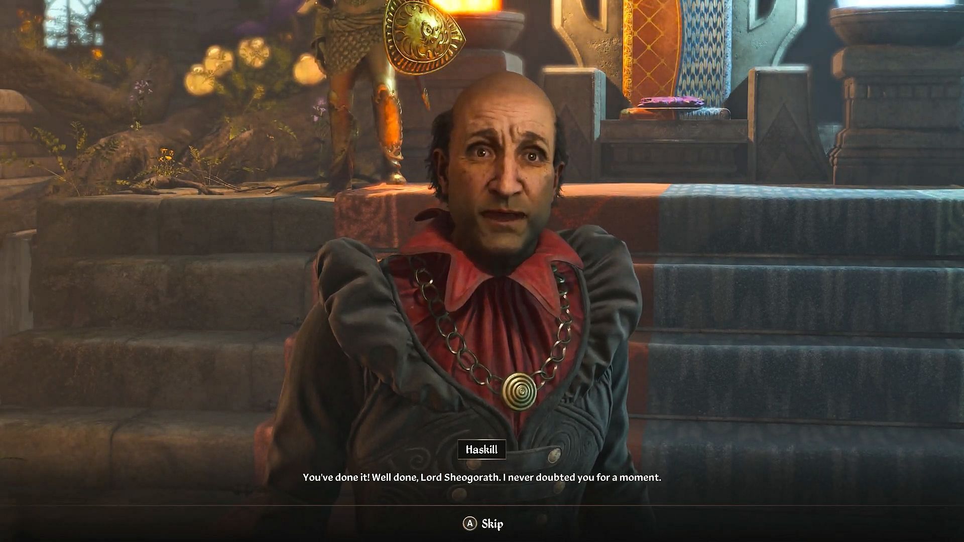 Haskill in Prince of Madness quest (Image via Bethesda Softworks)